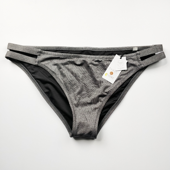 Shade & Shore Strappy Side Cheeky Bikini Bottom XL - Picture 4 of 9